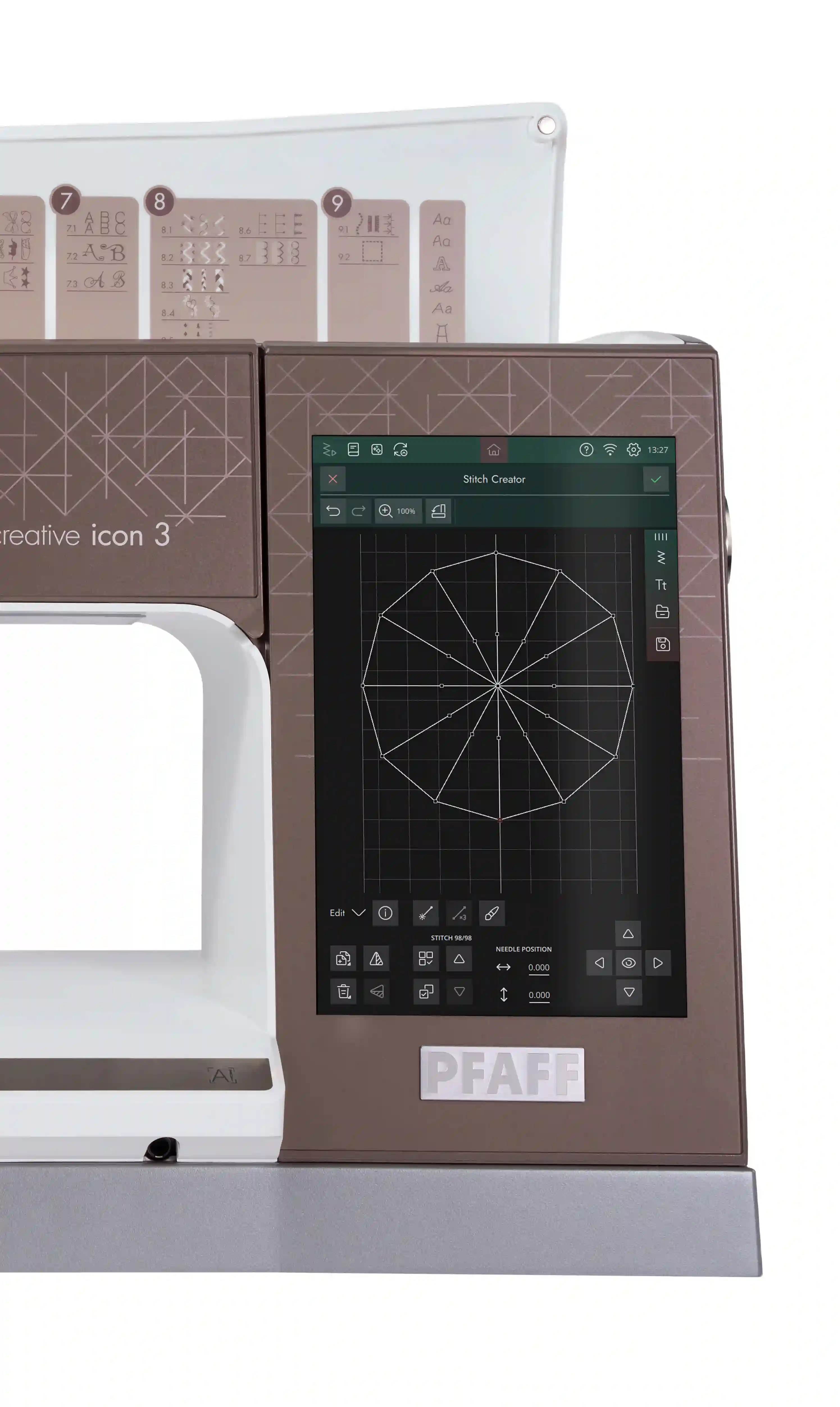 PFAFF creative icon 3 - Gratis dazu PFAFF admire air 7000 