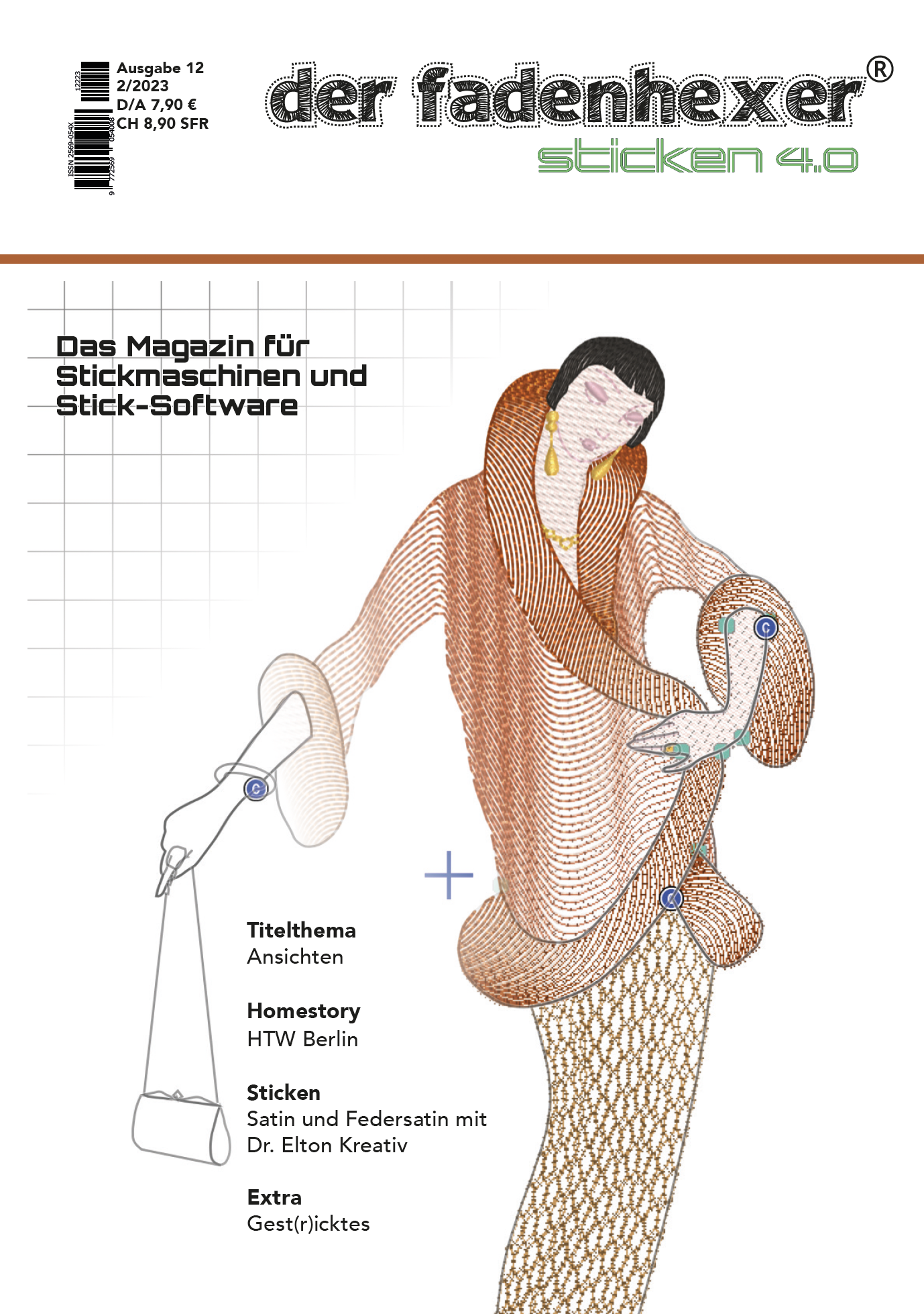 der fadenhexer Sticken 4.0 - Ausgabe 12 - Das Magazin für Stickmaschinen und Stick-Software 02/2023