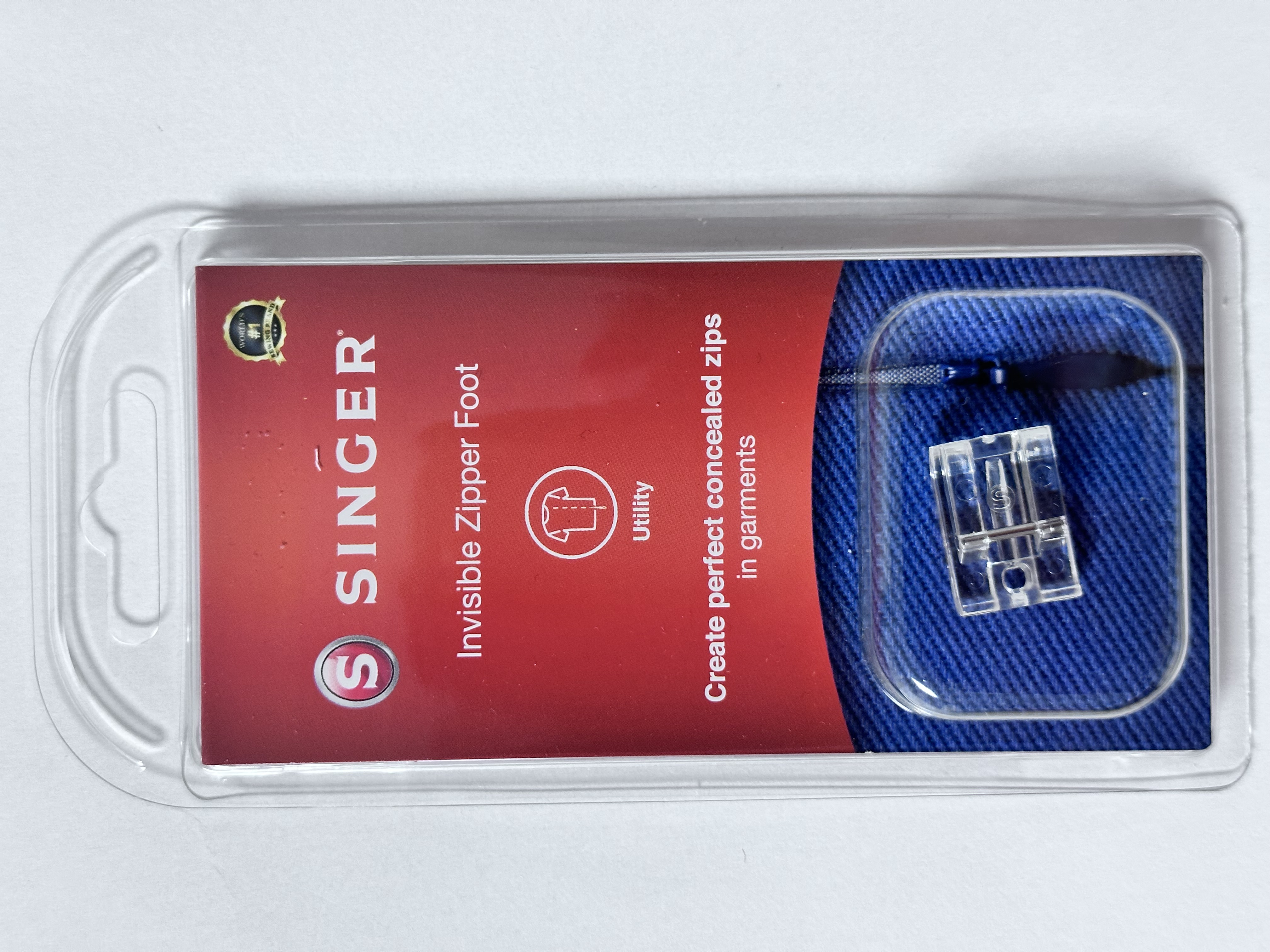 SINGER  Nahtverdeckter Reisverschlussfuß