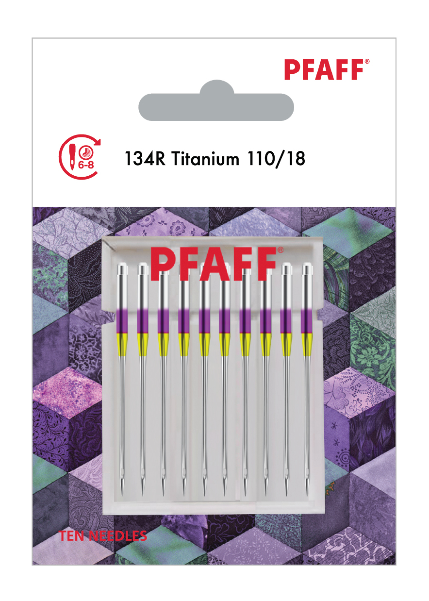 Original PFAFF  Titanium Nadeln 134R  10 Nadeln Stärke 110/18