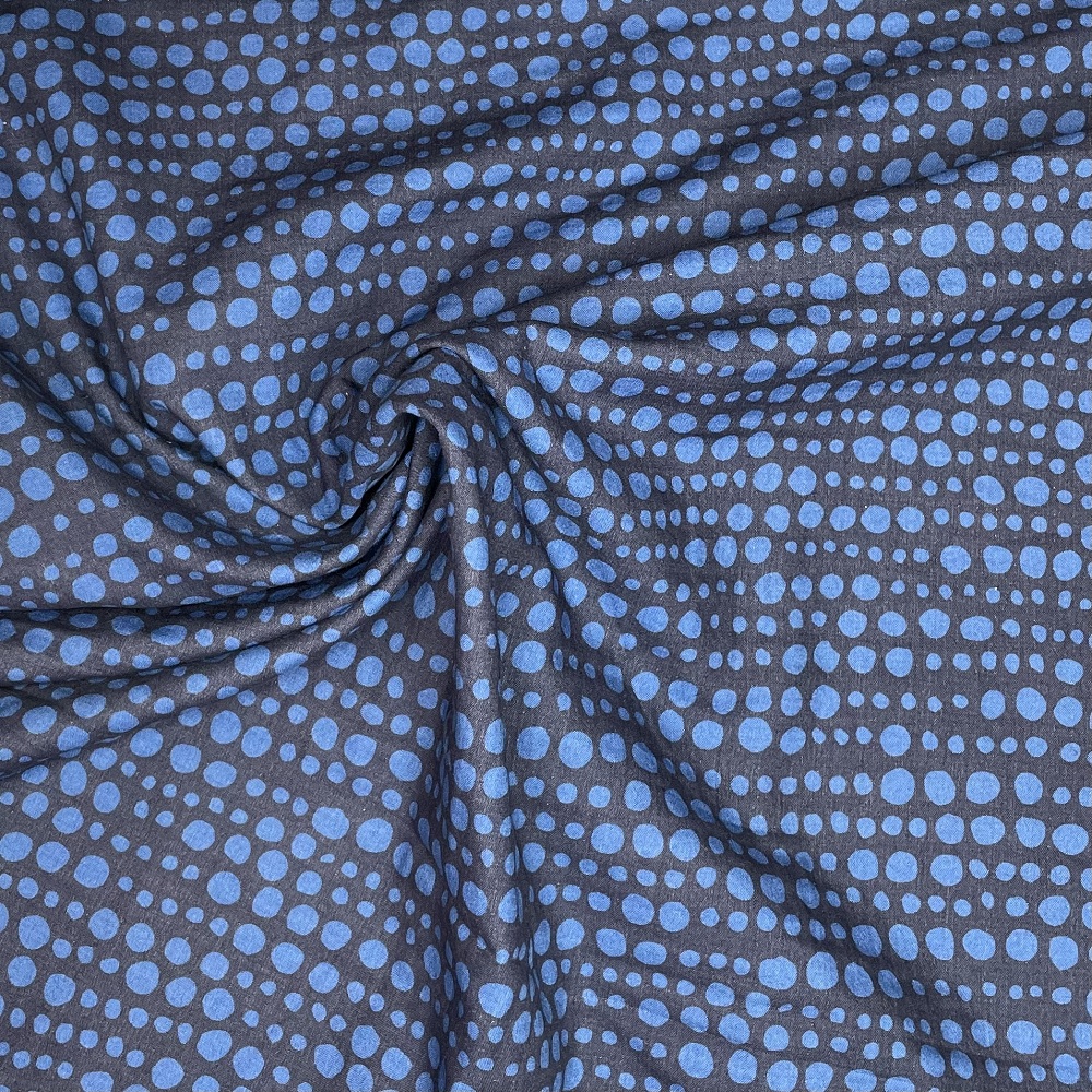 Albstoffe Cotton Musselin- Duoble Gauze - Queens United - Together navy