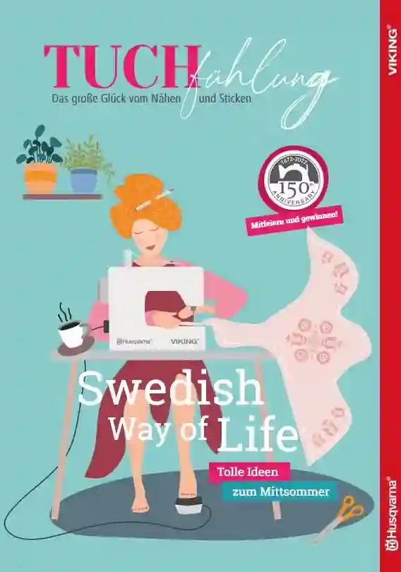 Husqvarna Viking Tuchfühlung Magazin Frühjahr 2022 