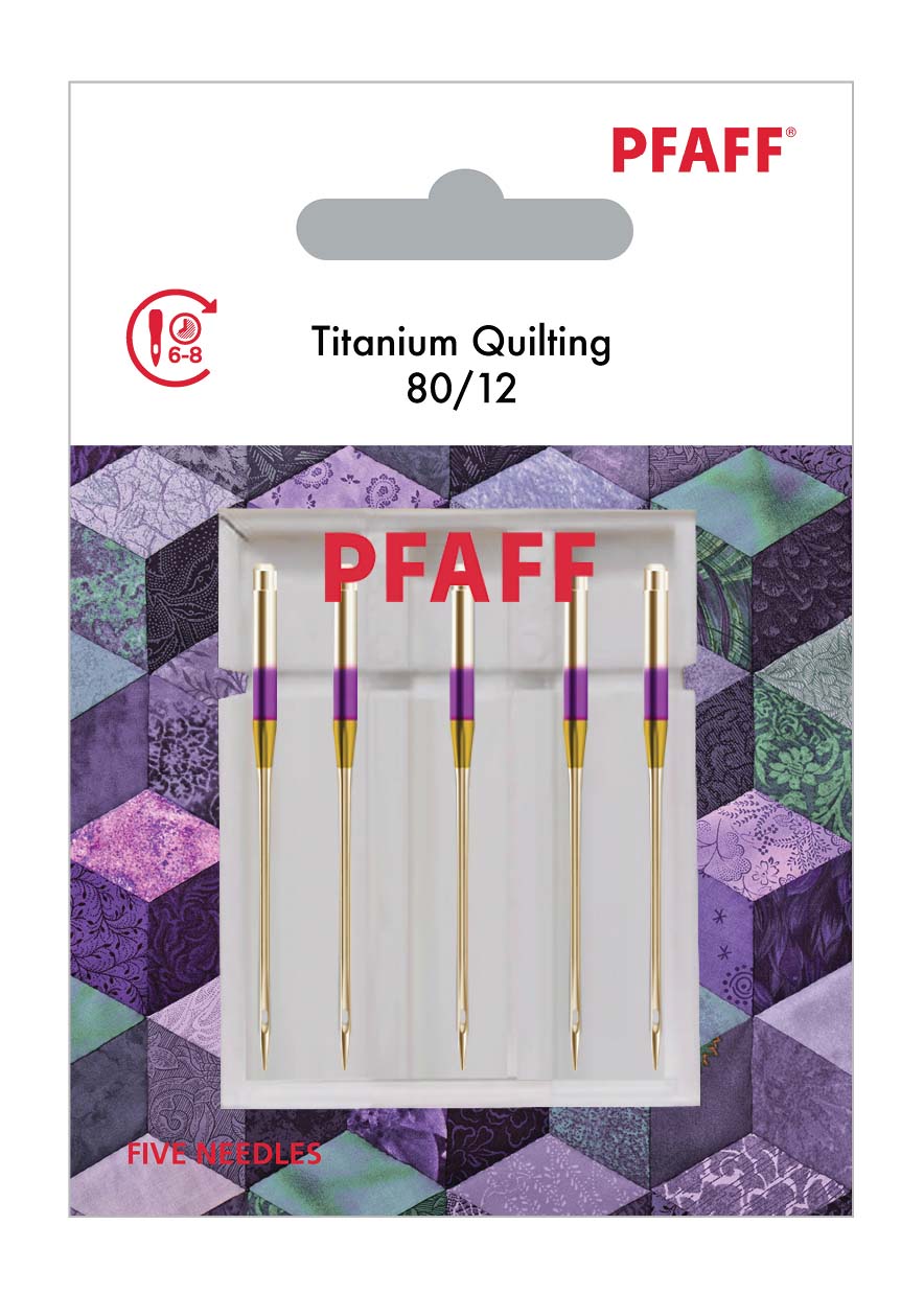 Original PFAFF  Quilting Titanium Nadel Stärke 80 - 5 Nadeln 