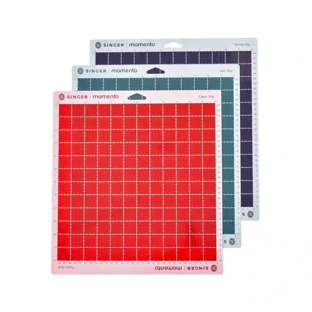 SINGER momento Grip-Schneidematten-Set 12“ x 12“, 30,5 x 30,5 cm