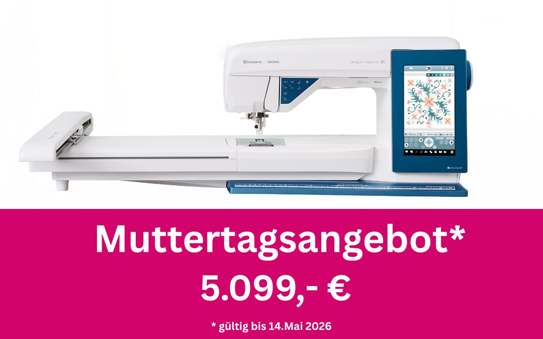 Husqvarna® VIKING® Designer Sapphire 85 mit Stickmodul