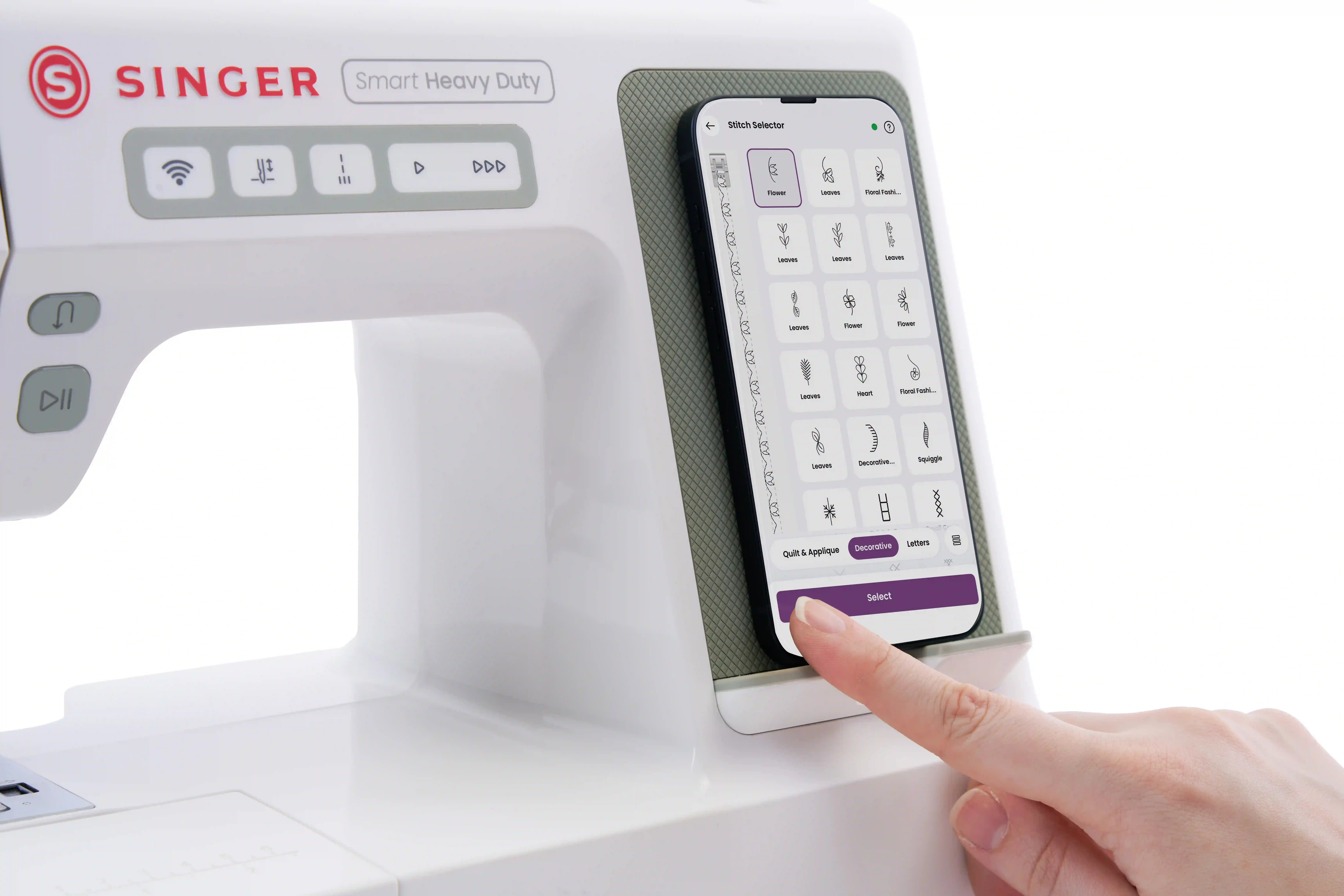 SINGER Smart Heavy Duty HD9125 mit Stickmodul